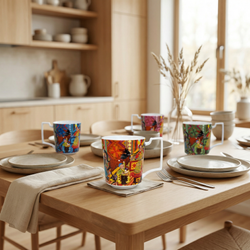 Кружка из костяной керамики