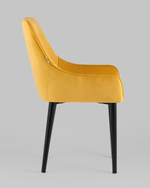 Стул Джоан велюр оранжевый