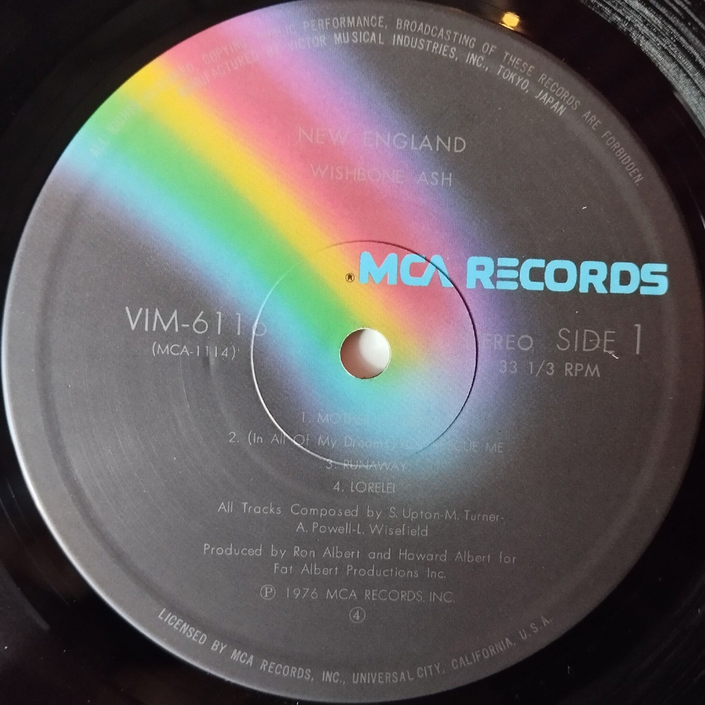 Винтажная виниловая пластинка LP Wishbone Ash New England (Japan 1976) (No Obi)