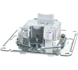 ATLASDESIGN 2-клавишный ВЫКЛЮЧАТЕЛЬ с подсветкой, сх.5а, 10АХ, механизм, БЕЛЫЙ ATN000153