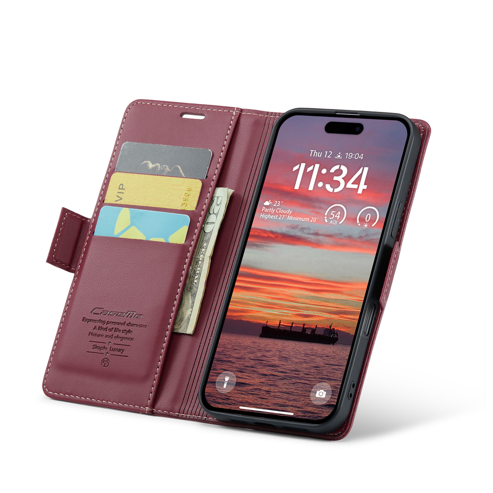 Чехол-книжка CaseMe Smooth iPhone 16 Plus