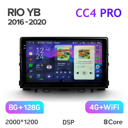 Teyes CC4 Pro 9" для KIA Rio YB 2016-2020