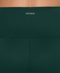OYSHO Легинсы до щиколотки длиной 65 см с высокой посадкой Perfect-Adapt, бутылочно-зеленый
