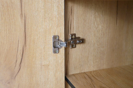 Шкаф-витрина Ивару Виртон-21, Дуб крафт золотой