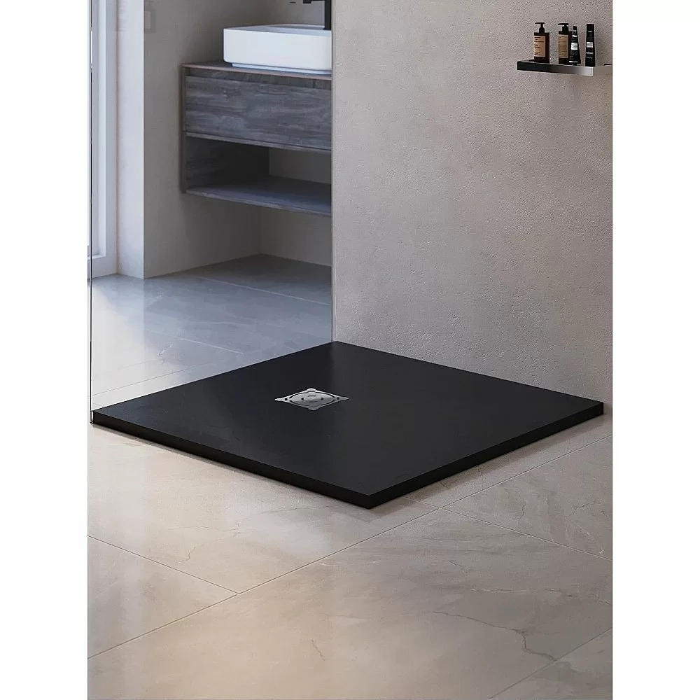 Душевой поддон RGW ST-G Stone Tray 16152100-02 100x100 графит