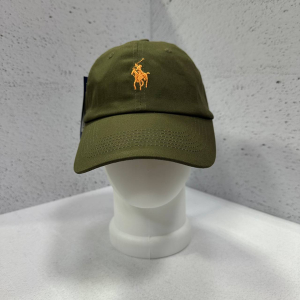 Кепка Polo khaki/orange