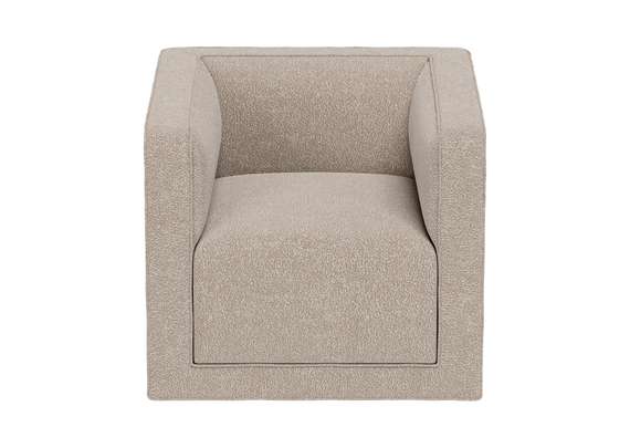 Кресло Cube (бежевый, букле)