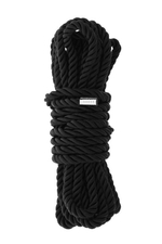 Черная веревка для шибари DELUXE BONDAGE ROPE - 5 м.