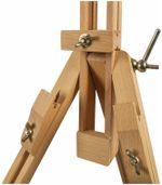 Мольберт полевой BRAUBERG ART CLASSIC, тренога, бук, высота 84 -187 см, высота холста 106см, 190651