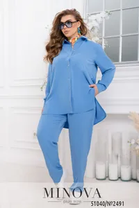 Костюм 2491-голубой Minova