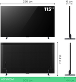 Телевизор LED TCL 115" 115X955 QD-Mini LED