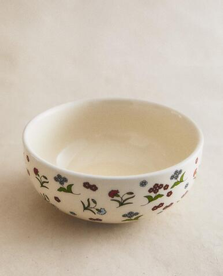 Zara Home миска из каменной керамики, цвет разноцветный, 14 см