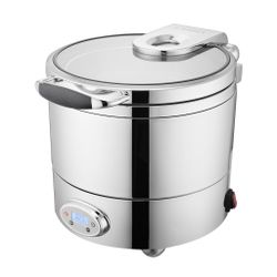 Мармит суповой 10 л электрический 220V 900W с откидной крышкой и окном и дисплеем " " SUNNEX