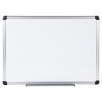 Доска магнитно-маркерная 45х60 см, алюминиевая рамка, ГАРАНТИЯ 10 ЛЕТ, STAFF, 235461