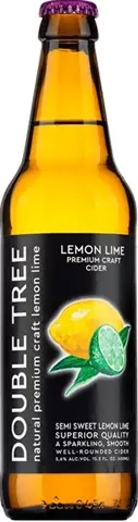 Сидр Дабл Три Лимон & Лайм / Cider Double Tree Lemon & Lime 0.45 - стекло