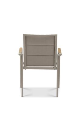 Andy, стул бежевый, алюминий/текстилен