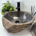 Раковина из речного камня RS-63894 (43*37*15) 0120