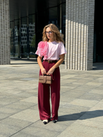 Брюки Office винный