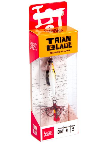 Блесна вращающаяся Lucky John TRIAN BLADE ROUND 09.0г 004