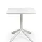 Пластиковый стол Clip 70х70 см белый