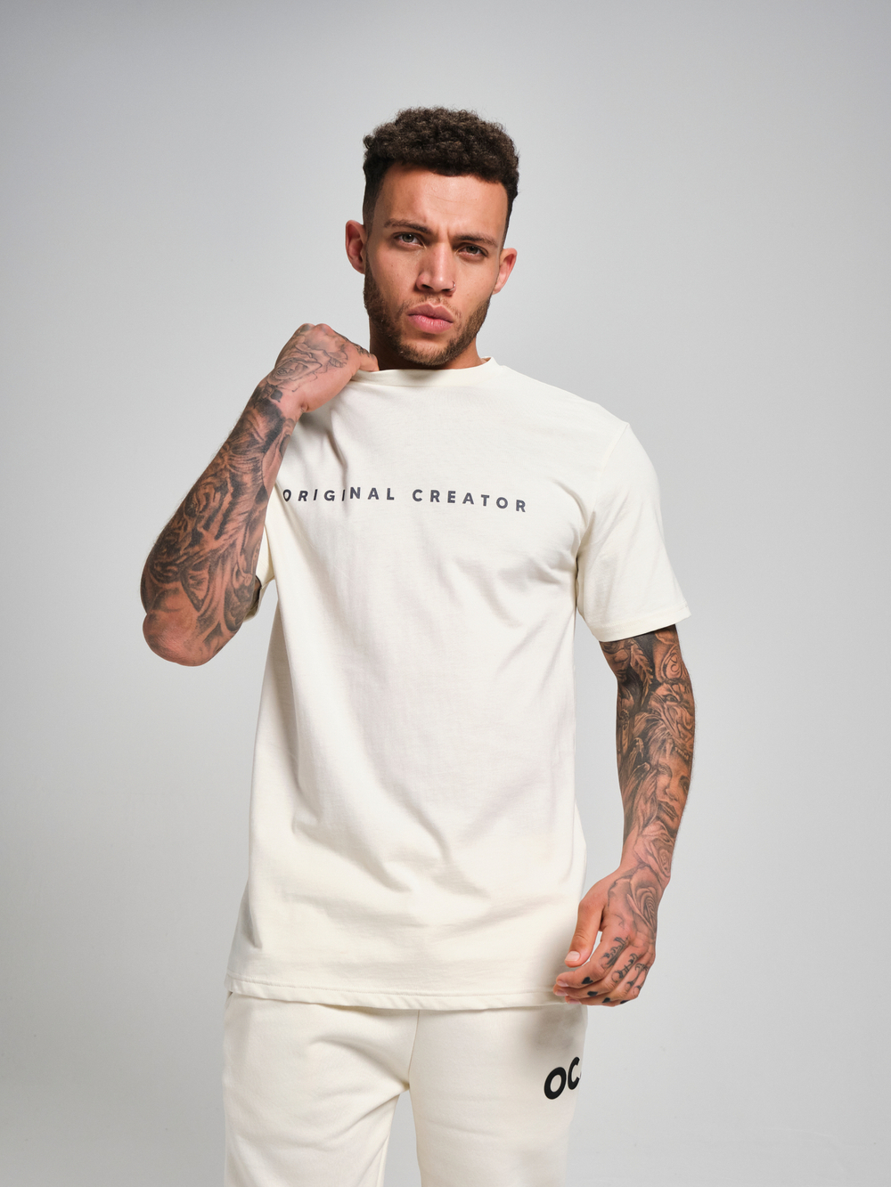 Футболка мужская ORIGINAL CREATOR OC. T-SHIRT, Молочный