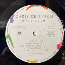 Винтажная виниловая пластинка LP Chris de Burgh Into The Light (Germany 1986) The Lady In Red