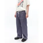 Брюки БИЧ широкие хлопковые голубые