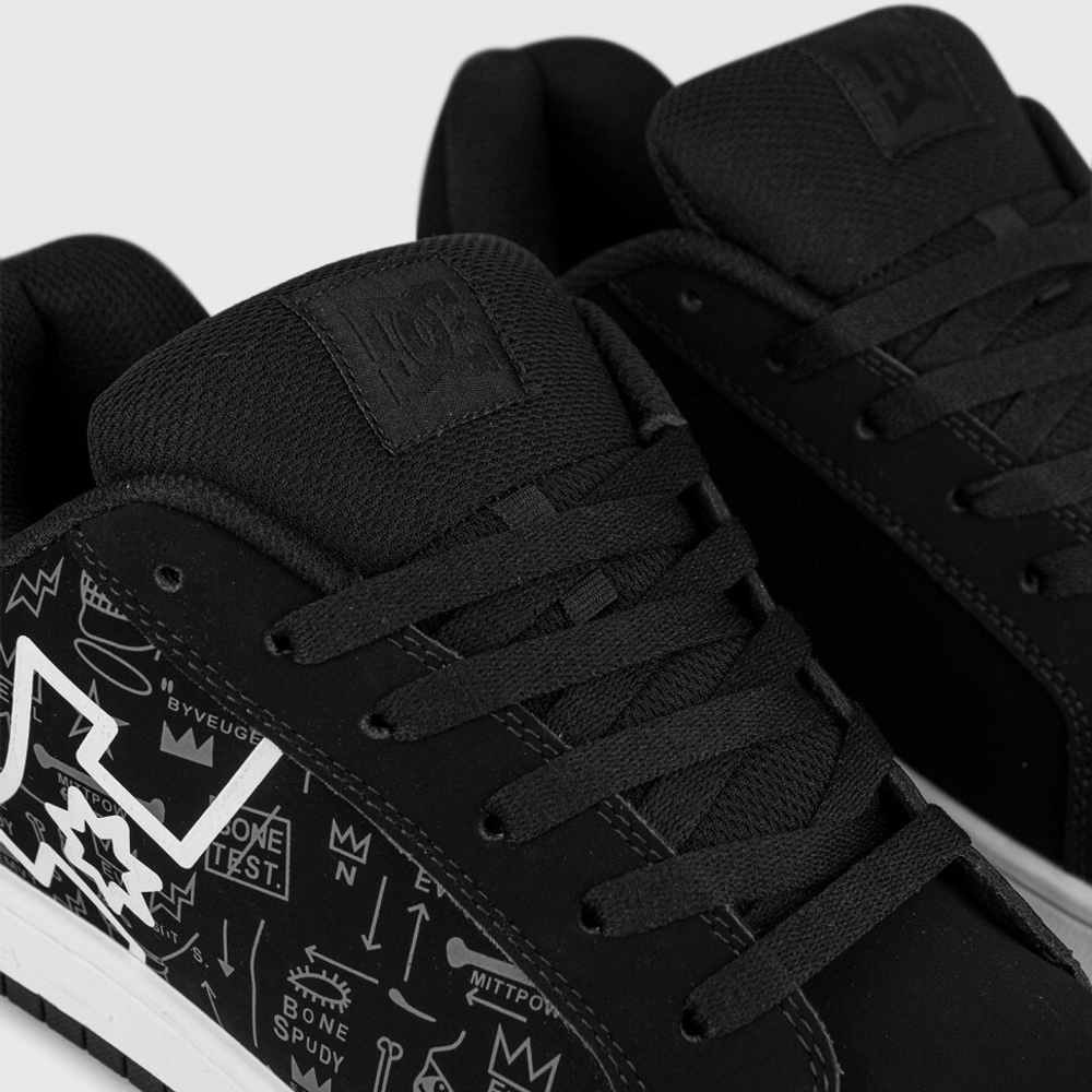 кеды DC Shoes Court Graffik Basq Black / White
