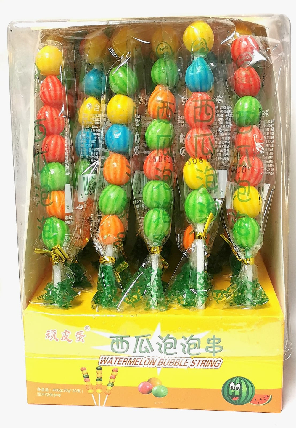 Мармелад на палочке Арбузы 20шт