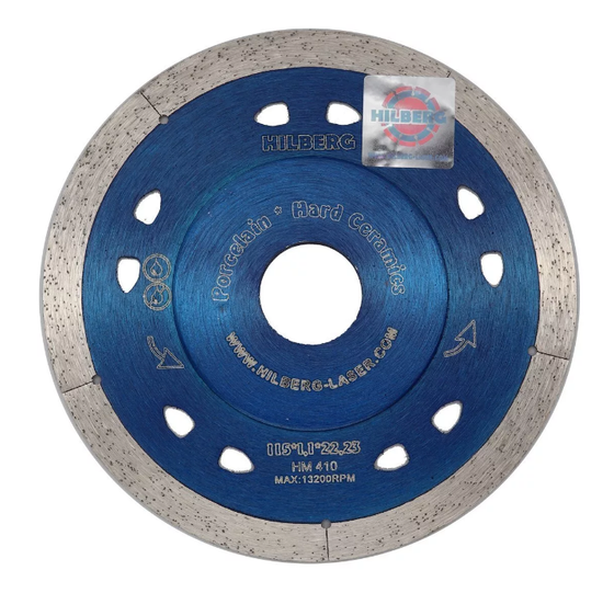 Диск алмазный отрезной 115*22,23 Hilberg Extra Thin 1,1 mm