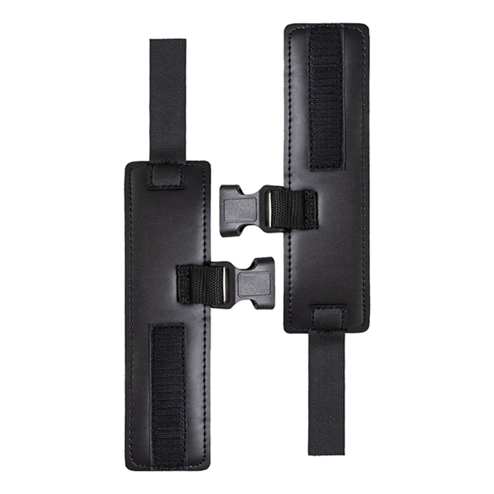 Черный ошейник с наручниками на липучках ToyFa Theatre 704027