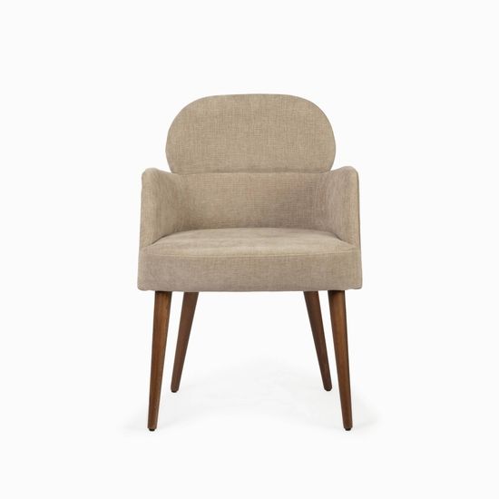 Обеденный стул Noma Arm цвет бежевый