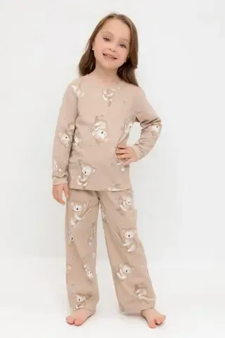пижама  для девочки  К 1622/какао,коалы