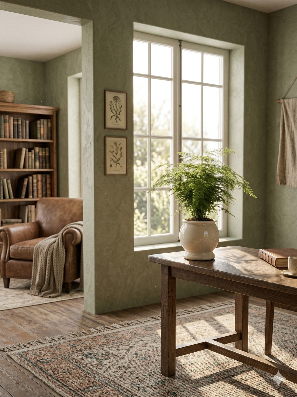 Аспарагус Earth Mexican Fern пластиковый горшок д.12