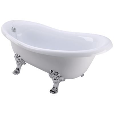 Ванна Migliore Bella на лапах "MIGLIORE" хром 170х80см  24624