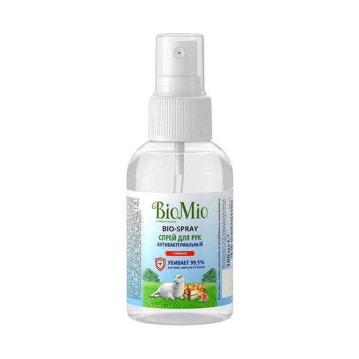 BioMio Bio-Spray Спрей для рук антибактериальный «Грейпфрут» 100 мл.