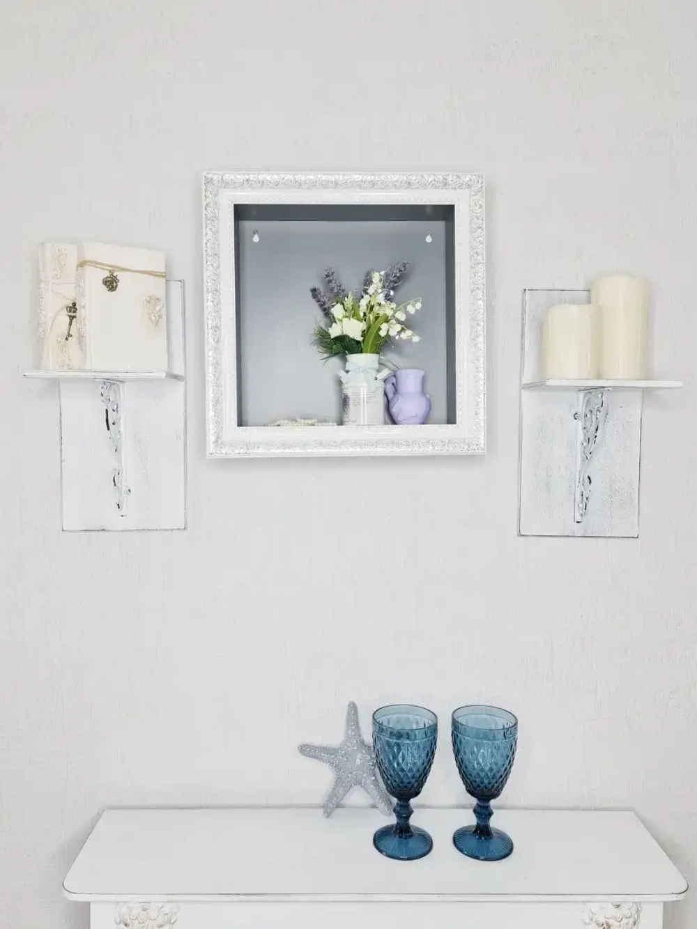 Полка настенная навесная