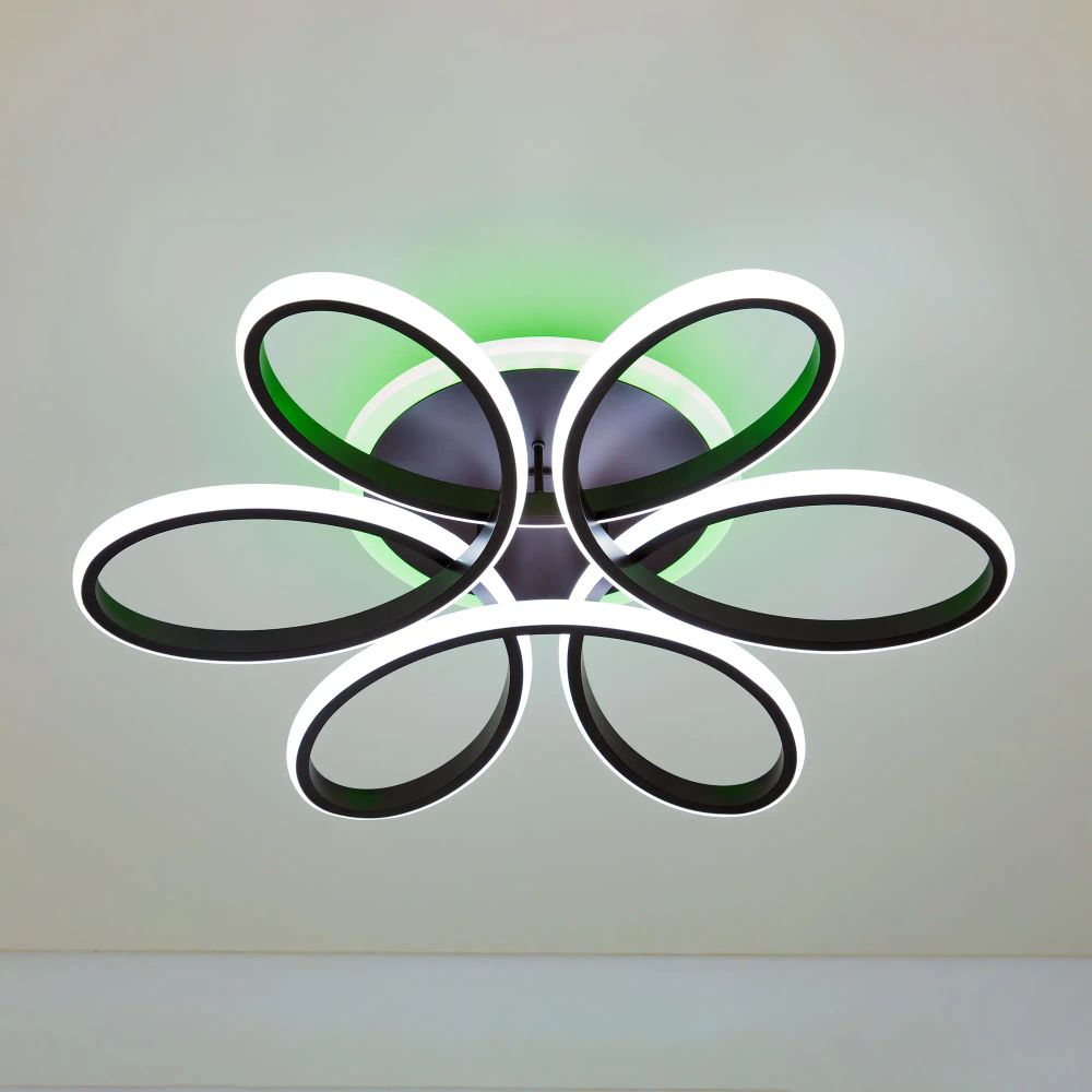 Citilux Сезар Смарт CL233A155E RGB Умная люстра Венге