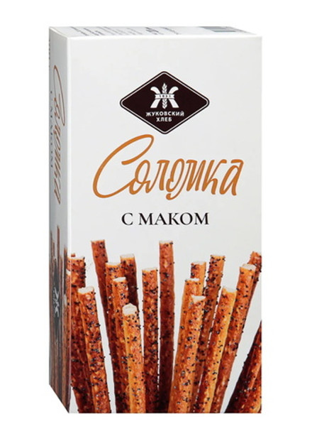 Соломка сдобная с маком 200г. Жуковский хлеб