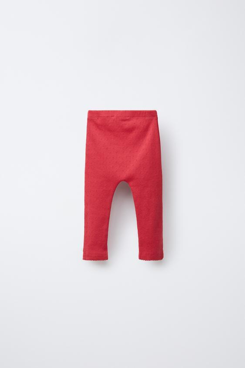 ZARA НАБОР ИЗ 2 ЛЕГИНСОВ С АЖУРНЫМ УЗОРОМ, РОЗОВЫЙ