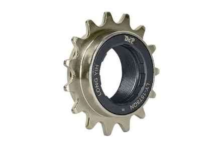 Трещотка BMX DNP LY-15T8QN, 1\2*1\8 15T, резьба M30*1, Cro-Mo, 30 кликов, 8 шлицев, никелированная
