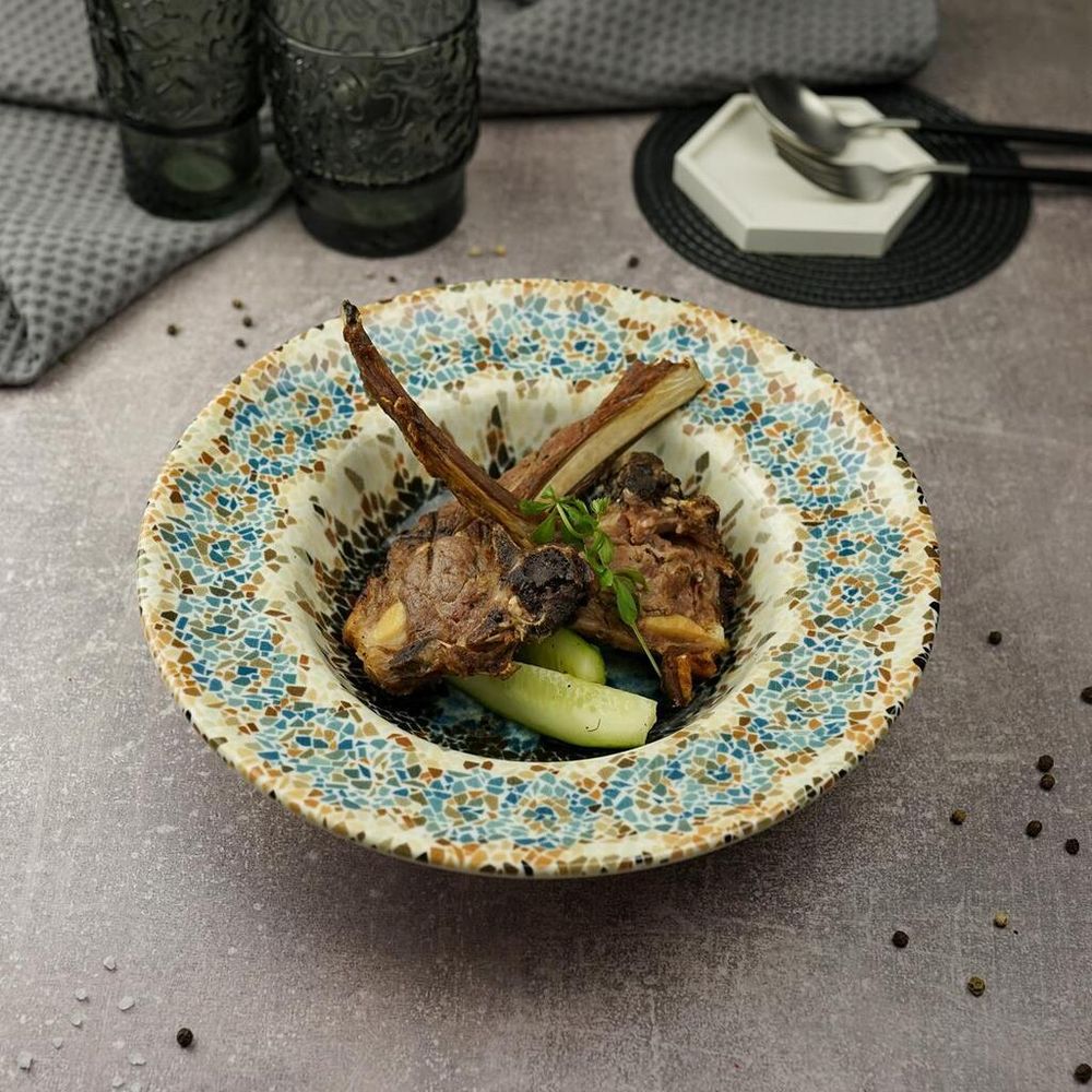 Тарелка глубокая 400 мл d 25 см для пасты, для супа   By Bone Innovation [6]