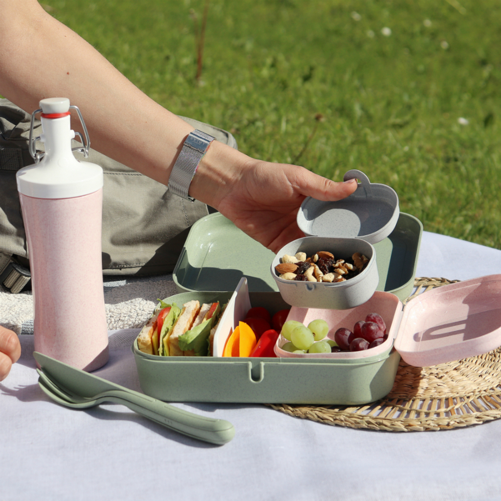 Бутылка для воды 425мл Koziol Plopp Tj Go Organic красная