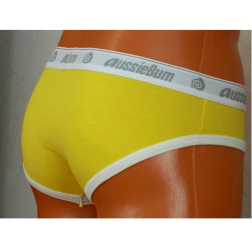 Мужские трусы брифы желтые Aussiebum Patriot brief AB00099