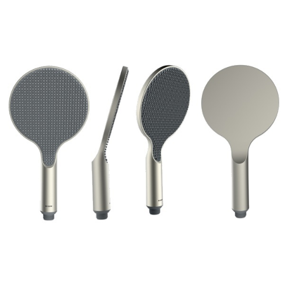 Bossini Apice душ ручной: Ø 140 мм с водорозеткой скрытого монтажа и держателем, шланг Cromolux 1500 мм 1/2 “F, цвет хром