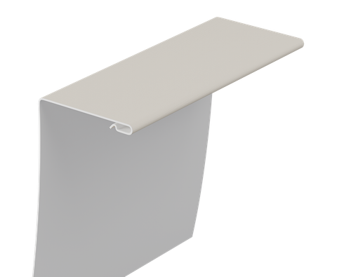 PREMIUM  Универсальный околооконный профиль 89/254 мм, 3 м Docke, пломбир