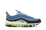 Кроссовки Nike Air Max 97 Og "Atlantic Blue And Voltage Yellow" 2022 (Женская размерная сетка)