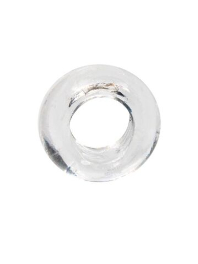 Прозрачное эрекционное кольцо-бублик (Цвет: прозрачный)