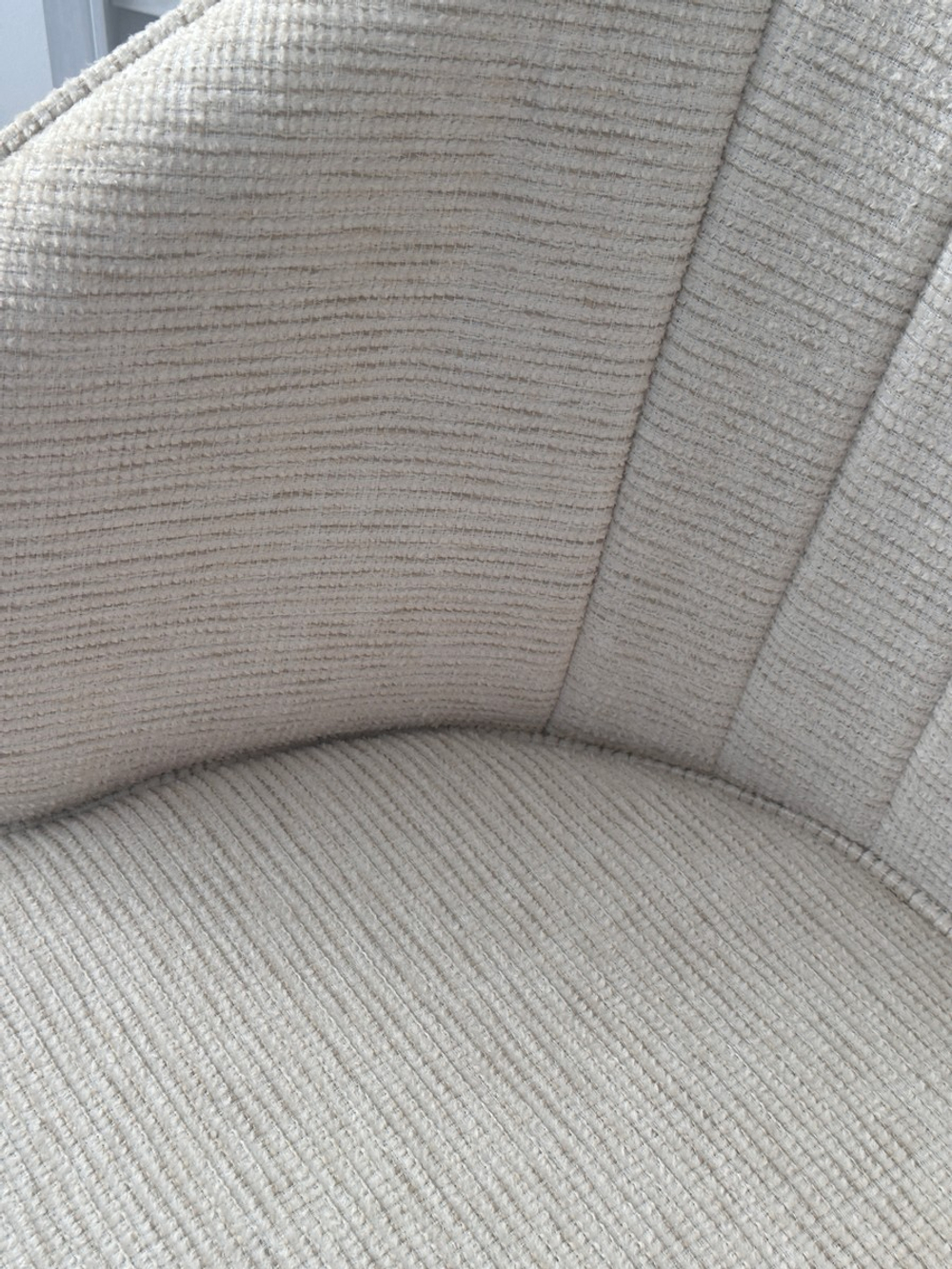 Стул М-City DISAUR Диана (Diana) Modica-40 Бежево-белый, ткань, Золотой каркас