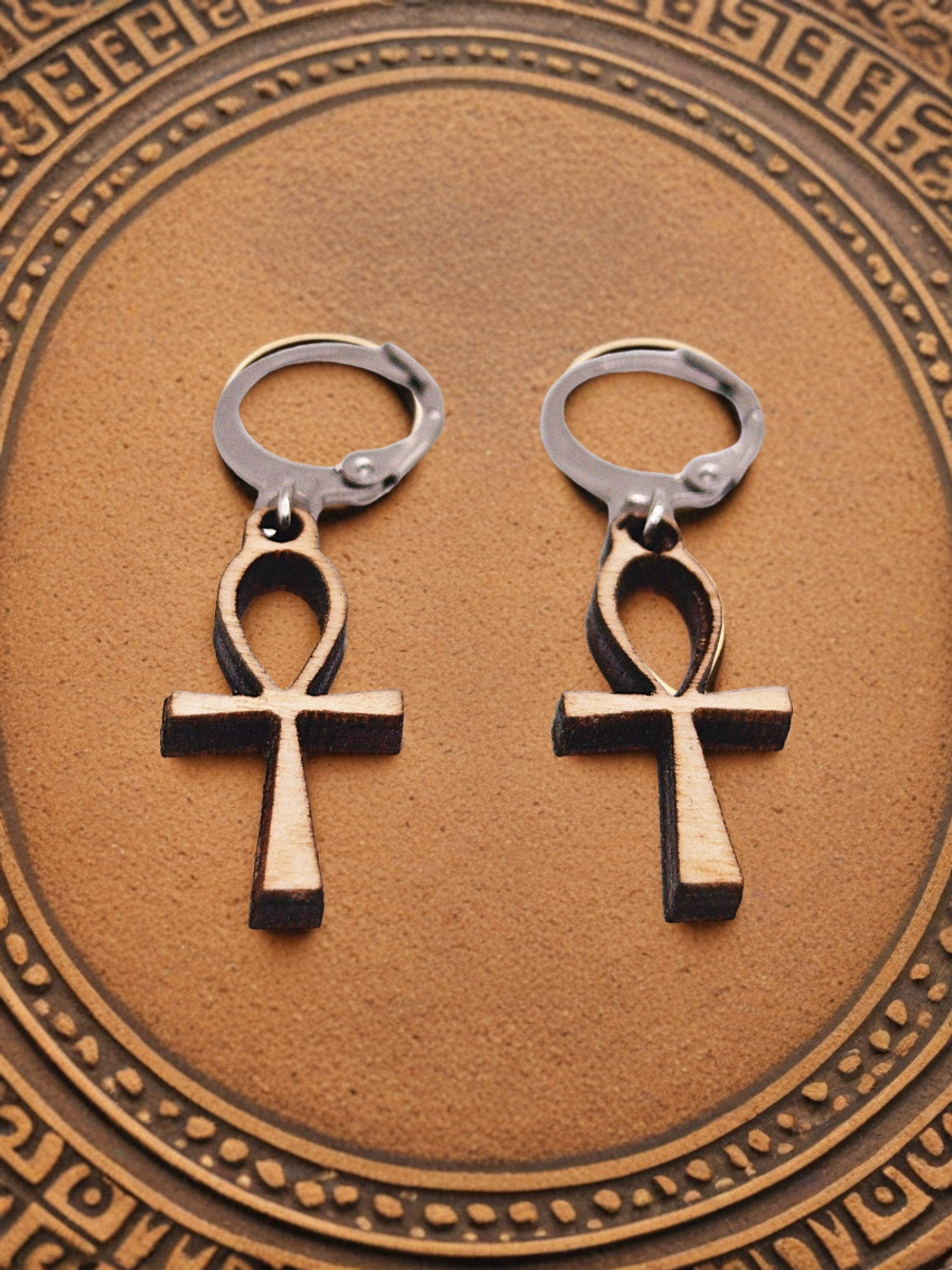 Серьги Анкх